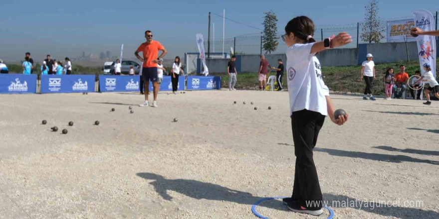 1. Bocce Turnuvası’nda kıyasıya bir mücadele yaşandı