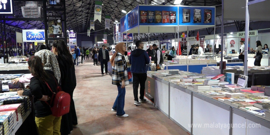 10. Malatya Anadolu Kitap ve Kültür Fuarı’na yoğun ilgi