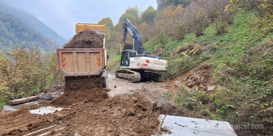 10 metre uzunluğunda kutu menfez yapıldı