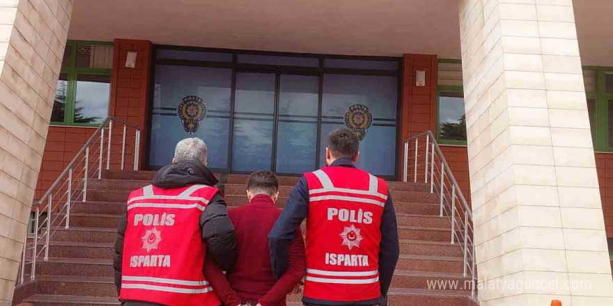 14 yıl 9 ay hapis cezasıyla aranan şahıs Isparta’da yakalandı