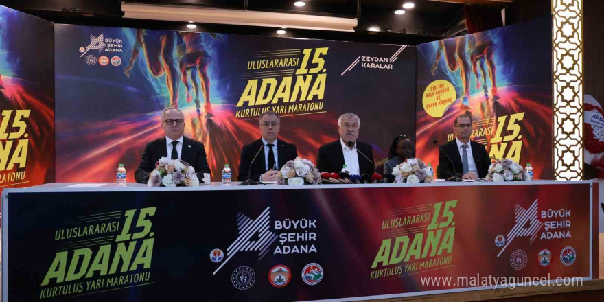 15. Adana Uluslararası Kurtuluş Yarı Maratonu Pazar günü koşulacak