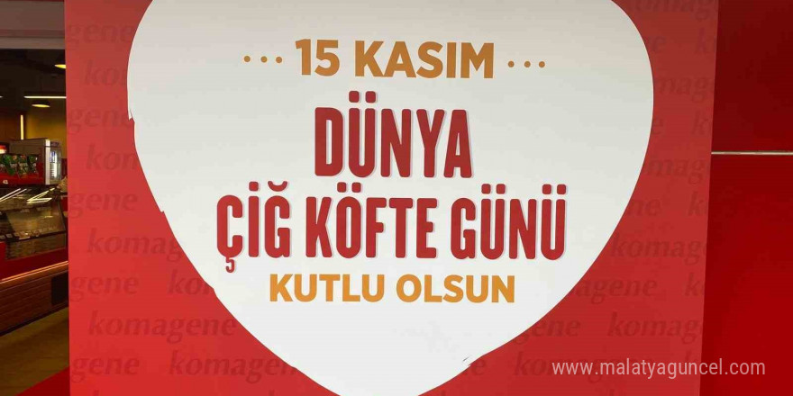 15 Kasım Dünya Çiğ Köfte Günü için başvuru yapıldı