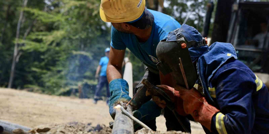 2 bin 200 metrelik yeni içme suyu hattı