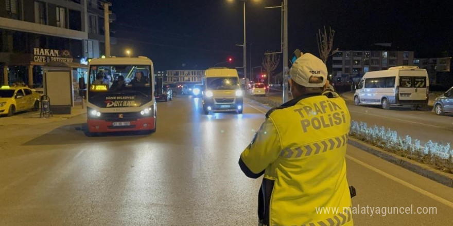 2 bin 820 araç sürücüsüne cezai işlem uygulandı