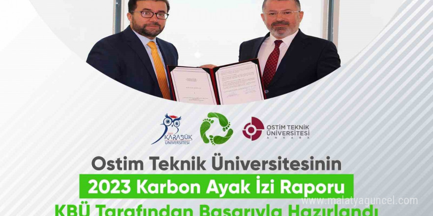 2023 yılı Karbon Ayak İzi Raporu KBÜ tarafından başarıyla hazırlandı