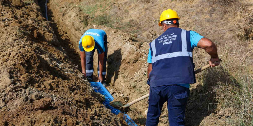 3 bin metrelik yeni hat ile mahalle sakinlerine kesintisiz su ulaştırılacak