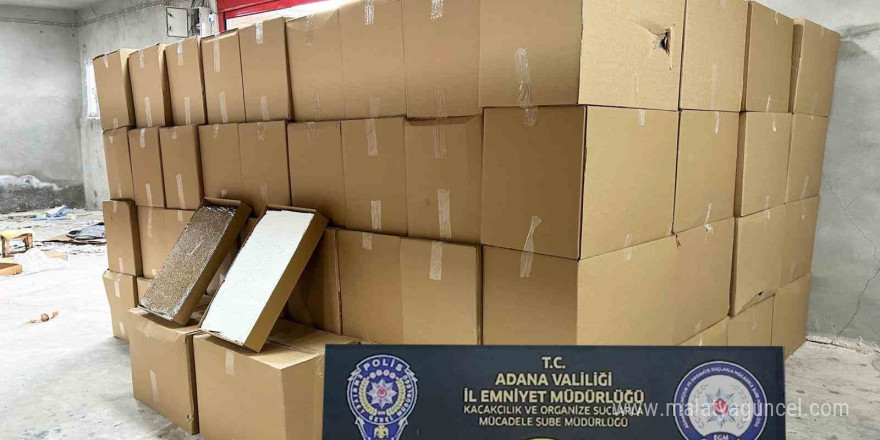 6 milyon 490 bin doldurulmuş tek dal sigara ele geçirildi