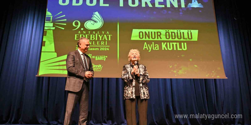 9. Antalya Edebiyat Günleri ödüllerinin sahipleri belli oldu