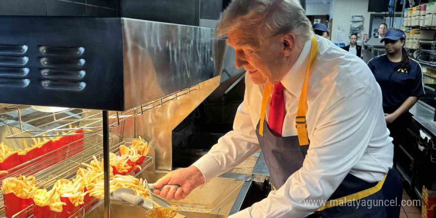 ABD başkan adayı Donald Trump hamburgercide çalıştı