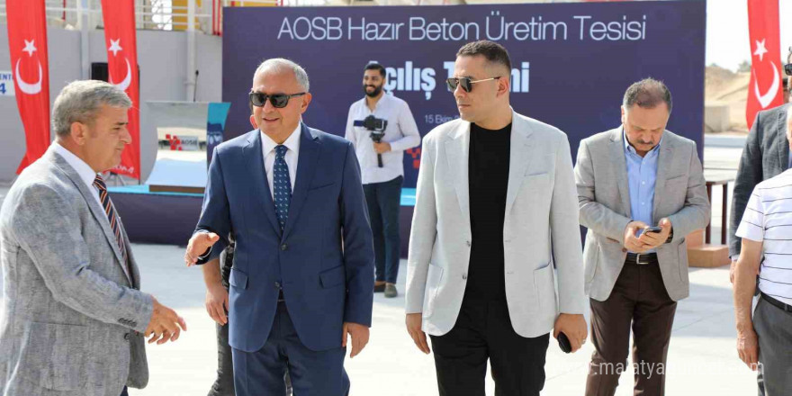 Adana OSB’de İkinci Beton Santrali Hizmete Girdi