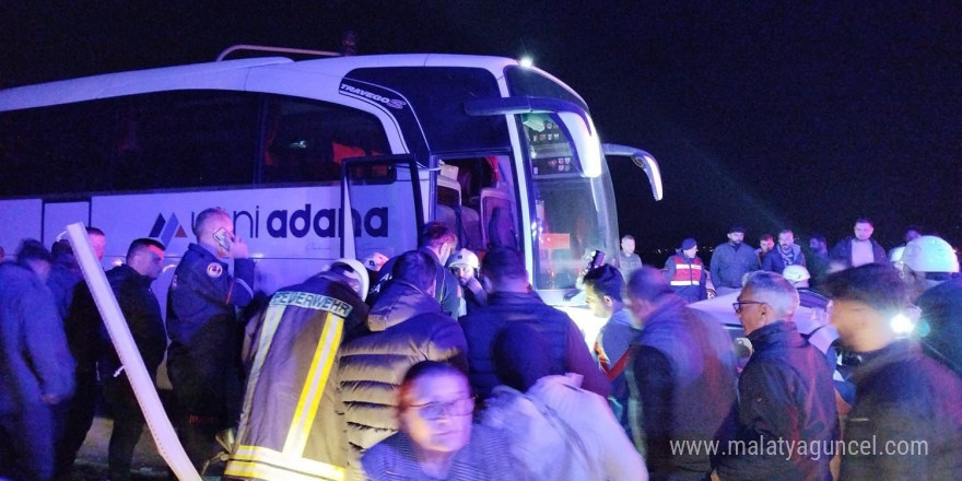 Adana’da trafik kazası: 2 yaralı