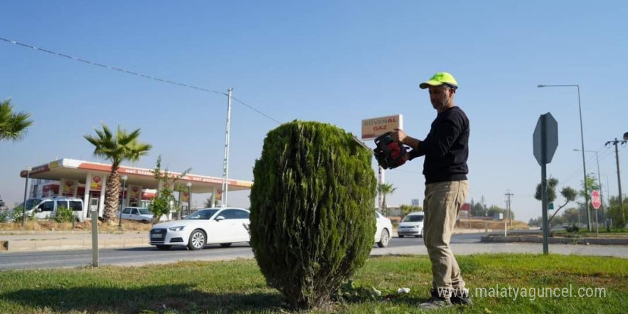 Adıyaman Belediyesi’nden kente estetik dokunuş