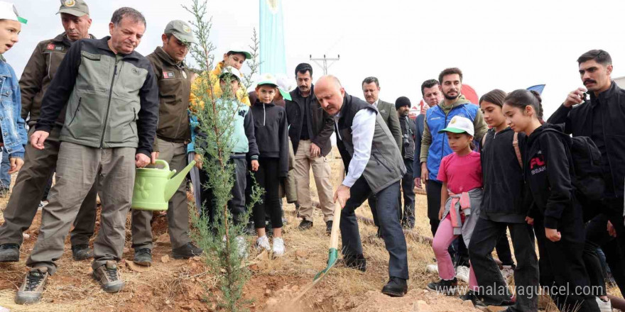 Adıyaman’da 11 bin fidan toprakla buluştu