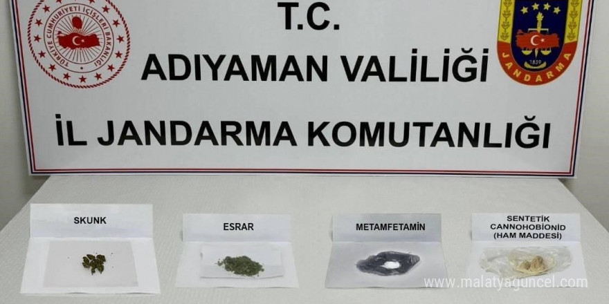 Adıyaman’da, 18 kişiye uyuşturucudan işlem yapıldı