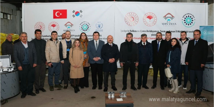 Adıyaman’da çiftçilere süt tankı desteği