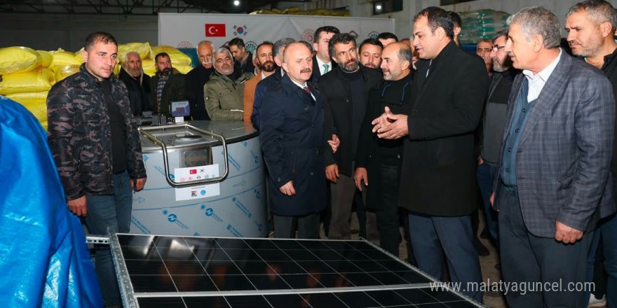 Adıyaman’da çiftçilere süt tankı desteği