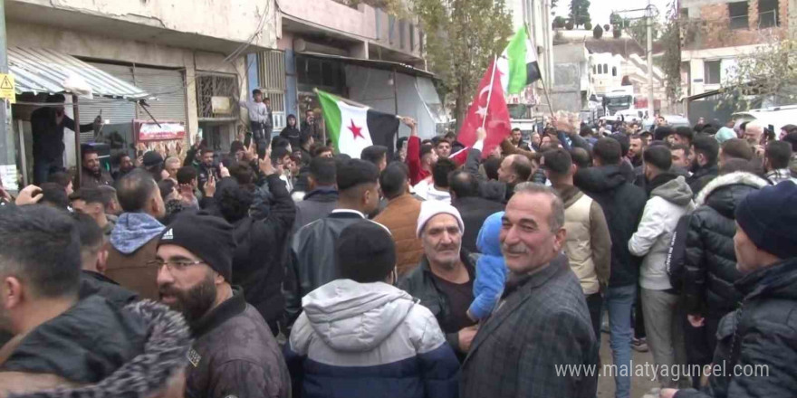 Adıyaman’da Suriyeliler kutlama yaptı