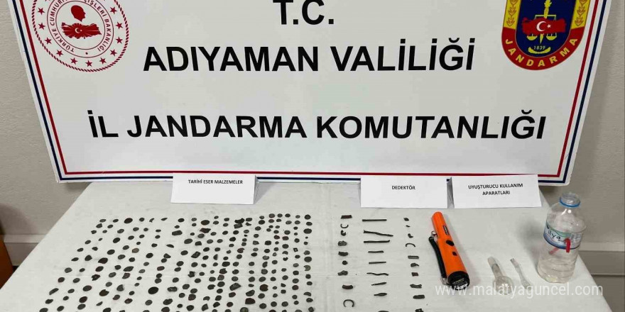 Adıyaman’da tarihi eser operasyonu