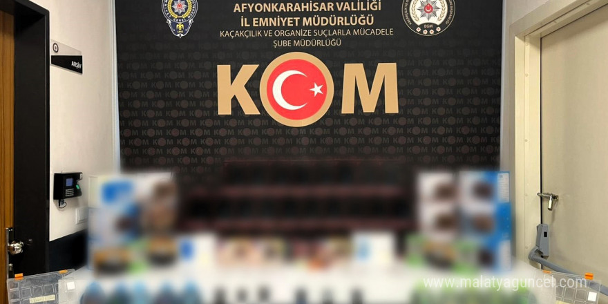 Afyonkarahisar’da kaçakçılıkla mücadele sürüyor