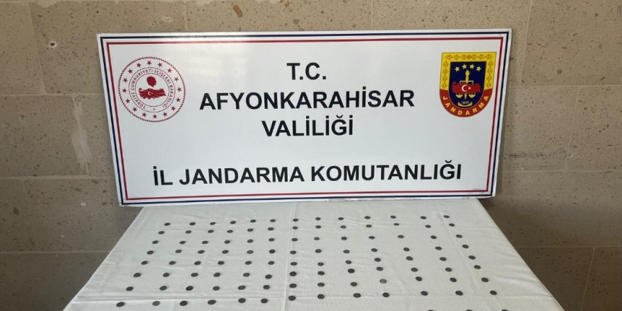 Afyonkarahisar’da tarihi eser kaçakçısı yakalandı