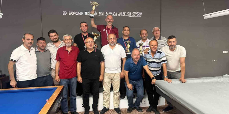 Afyonkarahisar’da Üç Bant Bilardo İl Şampiyonası tamamlandı