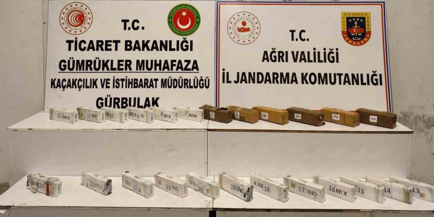 Ağrı’da 12 kilo 616 gram esrar ele geçirildi