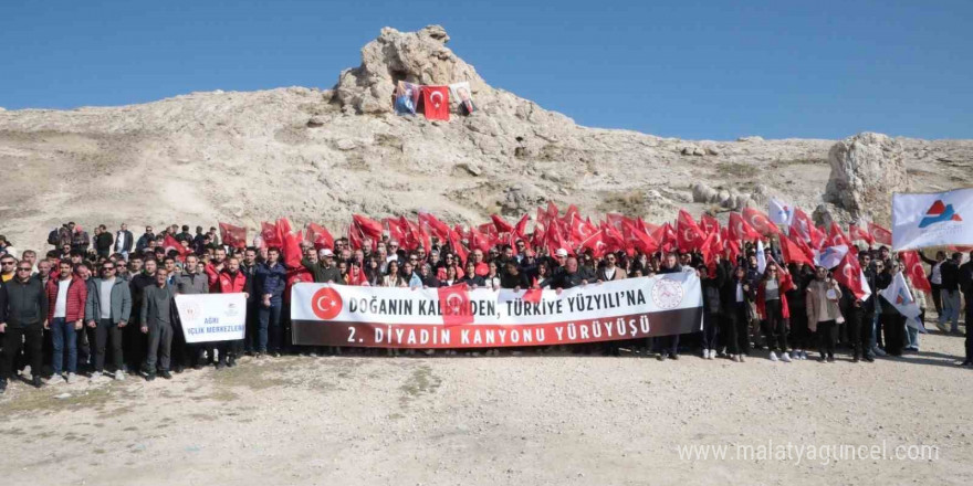 Ağrı’da Diyadin Kanyonu Yürüyüşü yapıldı