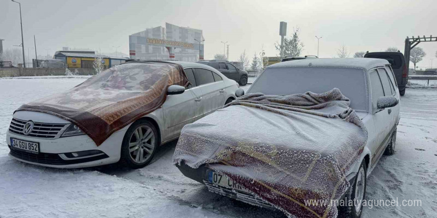 Ağrı’da dondurucu soğuklar hayatı olumsuz etkiliyor