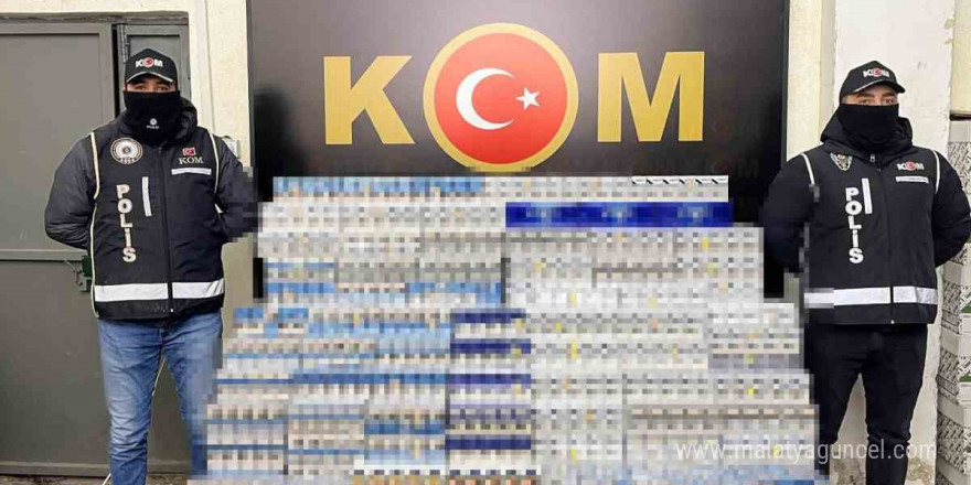 Ağrı’da kaçak sigara operasyonu: 10 bin 400 paket ele geçirildi