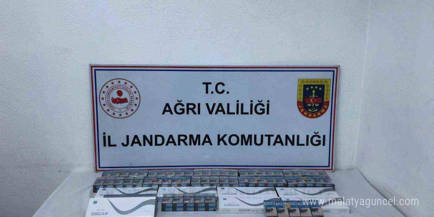 Ağrı’da kaçak sigara operasyonu