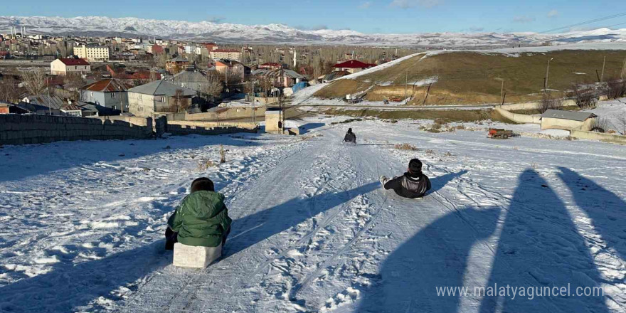 Ağrı’da karın tadını çocuklar çıkardı