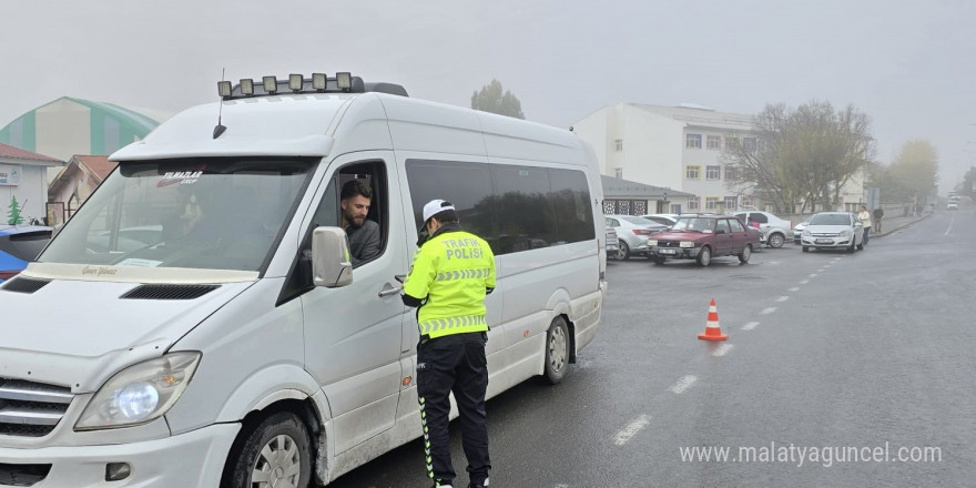 Ağrı’da KYK yurtları ve okul servislerinde güvenlik denetimleri sürüyor