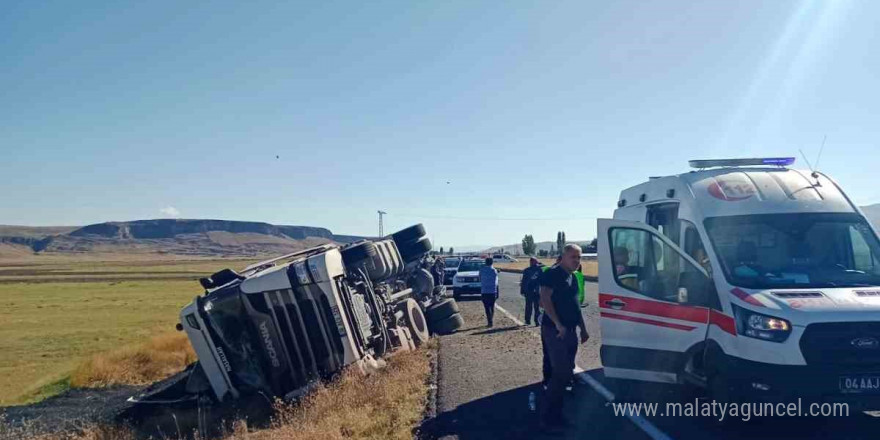 Ağrı’da trafik kazası: 1 yaralı