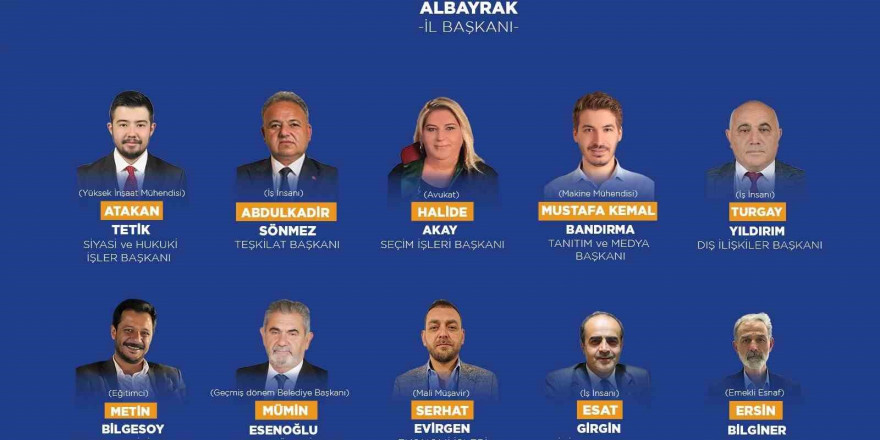 AK Parti Eskişehir İl Yürütme Kurulu yeniden oluştu