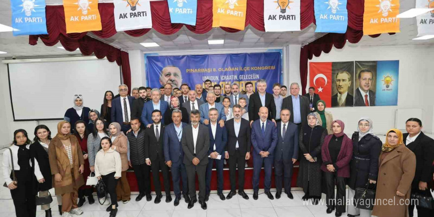 AK Parti Pınarbaşı İlçe Kongresi yapıldı