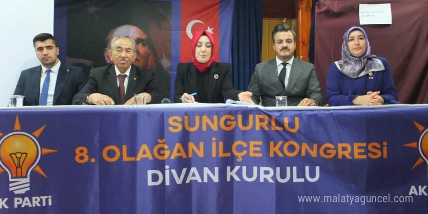 AK Parti Sungurlu İlçe Başkanı Aluç güven tazeledi