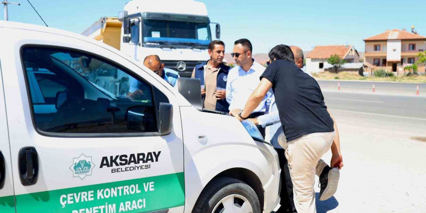 Aksaray Belediyesi izinsiz hafriyat dökümüne geçit vermiyor