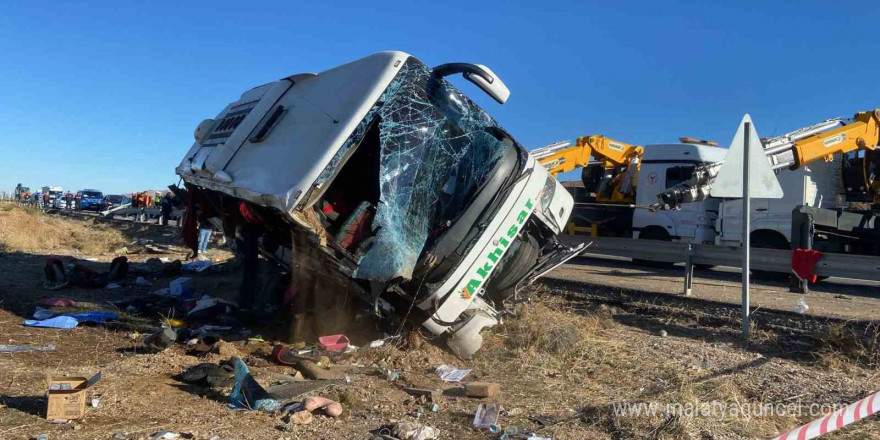 Aksaray’da feci otobüs kazası: 6 ölü, 29 yaralı