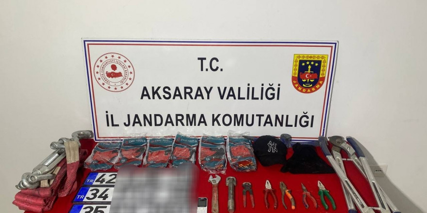 Aksaray’da JASAT’ın yakaladığı 7 milyonluk hırsız tutuklandı