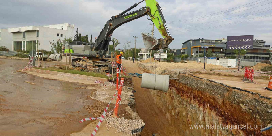 Aksu’da 40 kilometrelik kanalizasyon çalışmasında sona yaklaşıldı