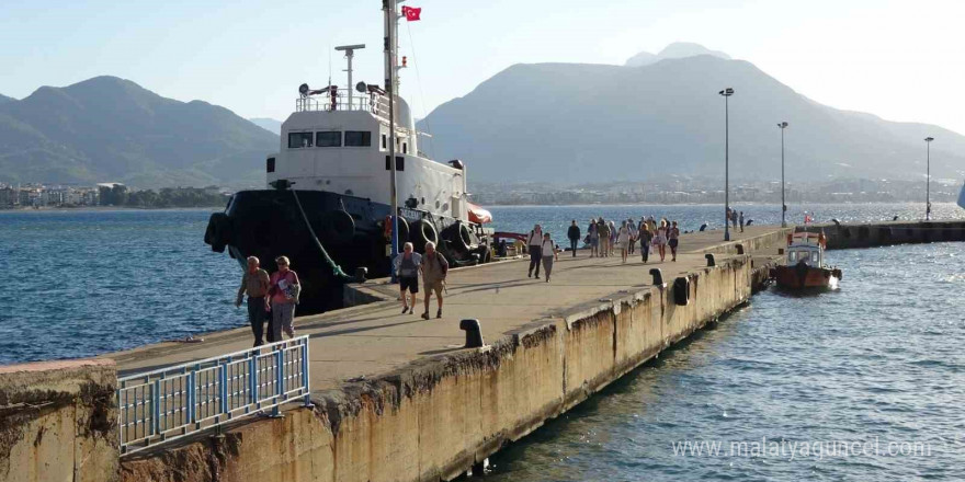 Alanya ekonomisine ‘’kruvaziyer’’ gemileri katkı sağlıyor