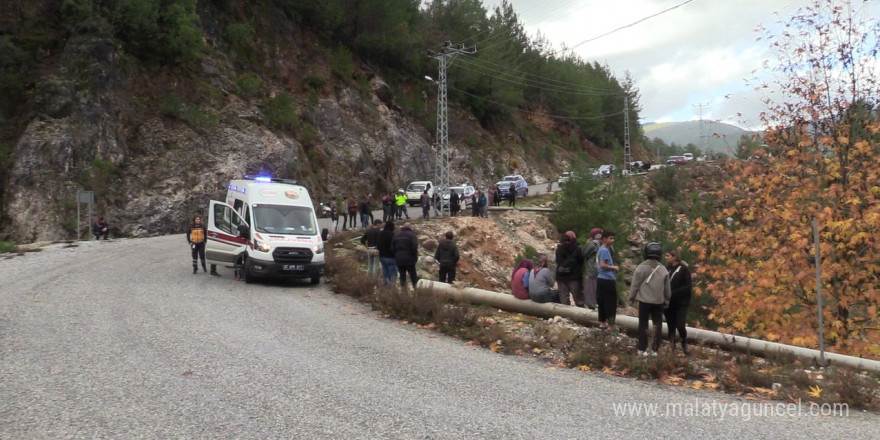 Alanya’da kamyonet dereye uçtu: 1 ölü, 1 yaralı