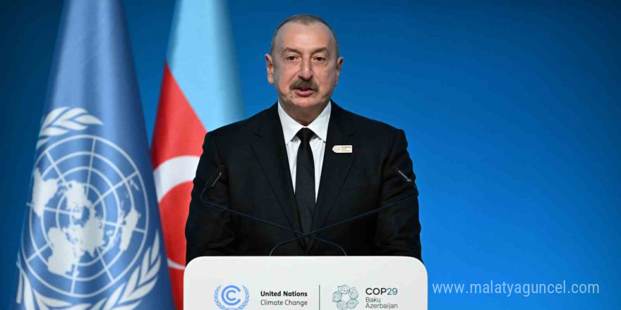 Aliyev: “Azerbaycan COP29’un ev sahibi olduktan sonra iftira ve karalama kampanyasının hedefi oldu”