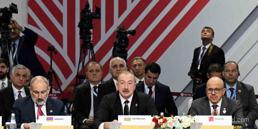 Aliyev: “İklim değişikliği, küresel güvenlik, hukukun üstünlüğü, karşılıklı saygı gibi konularda ortak anlayışa ulaşmak için çabalarımızı sürdüreceğiz””