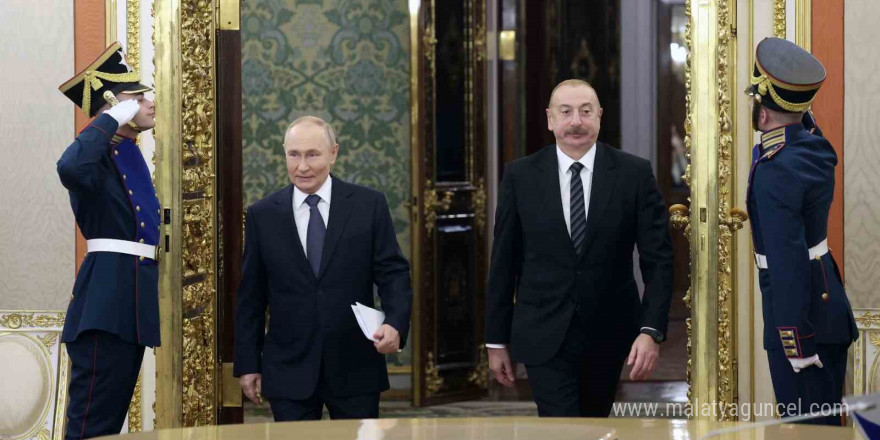 Aliyev, Putin ile görüştü