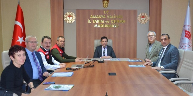 Amasya’da Kahverengi Kokarca zararlısı ile mücadele tedbirleri masaya yatırıldı