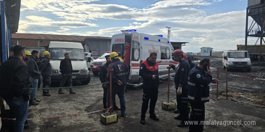 Amasya’da maden ocağında göçük: 1 yaralı