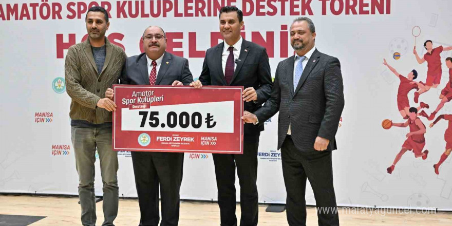 Amatör spor kulüplerine 4 milyon liralık destek