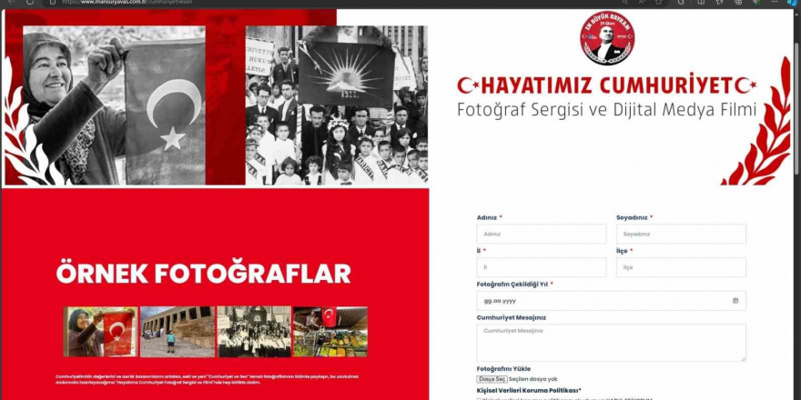 Ankara’da Cumhuriyet’in 101. yılına özel ‘Hayatımız Cumhuriyet’ sergisi düzenlenecek