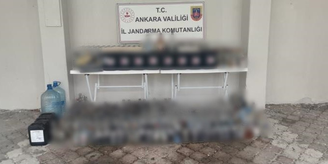 Ankara’da jandarmadan yılbaşı öncesi sahte alkol operasyonu